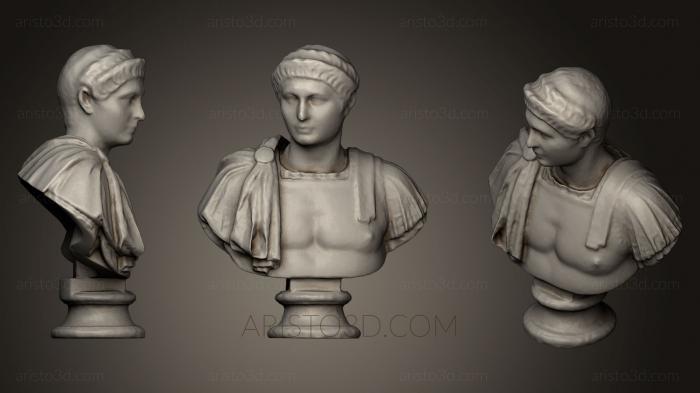 Busts and heads antique and historical (BUSTA_0535) 3D model for CNC machine